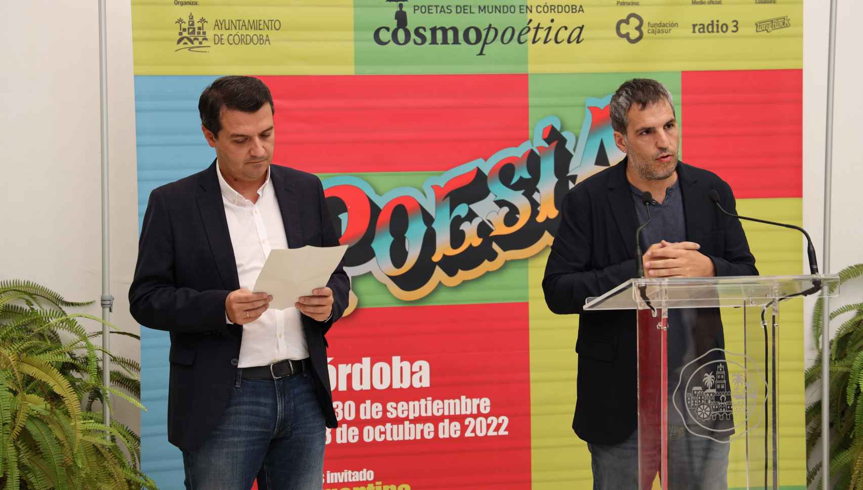 José María Bellido y Antonio Agredano, en la presentación de la decimonovena edición del festival