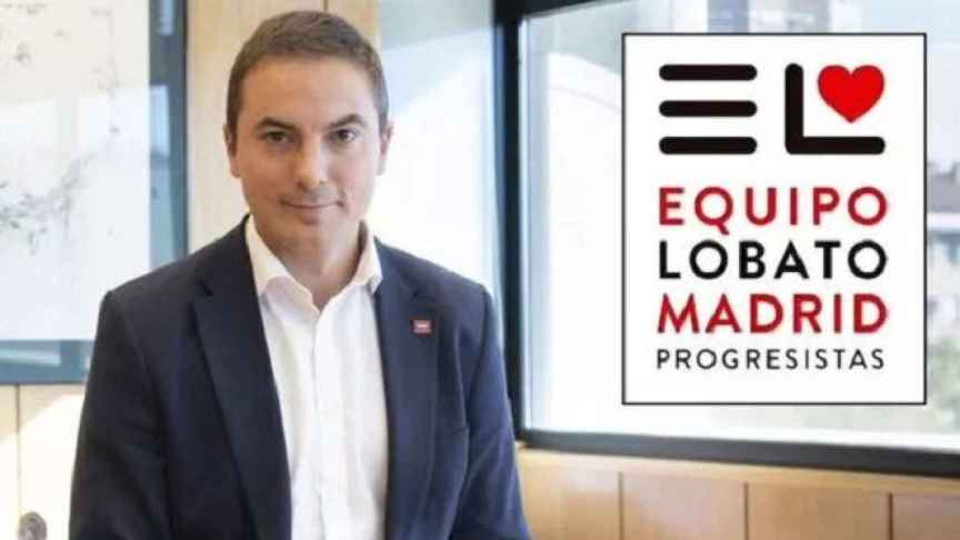 Juan Lobato, el hombre de Sánchez en Madrid, prescinde del logotipo y de las siglas del PSOE