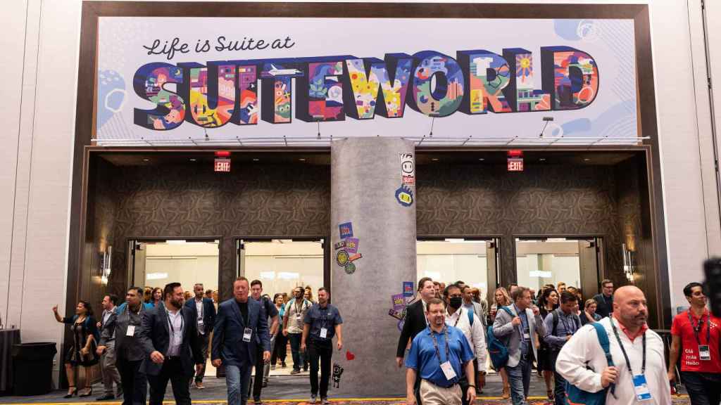 Entrada principal de NetSuite World 2022 en Las Vegas. FOTO: NetSuite.