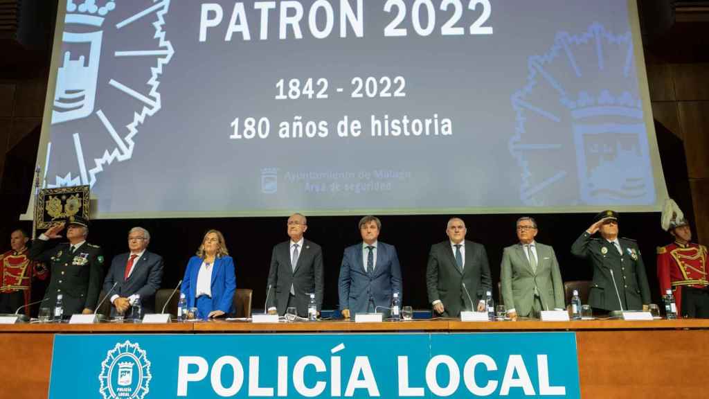 Actos de celebración del Día del Patrón de la Policía Local de Málaga.
