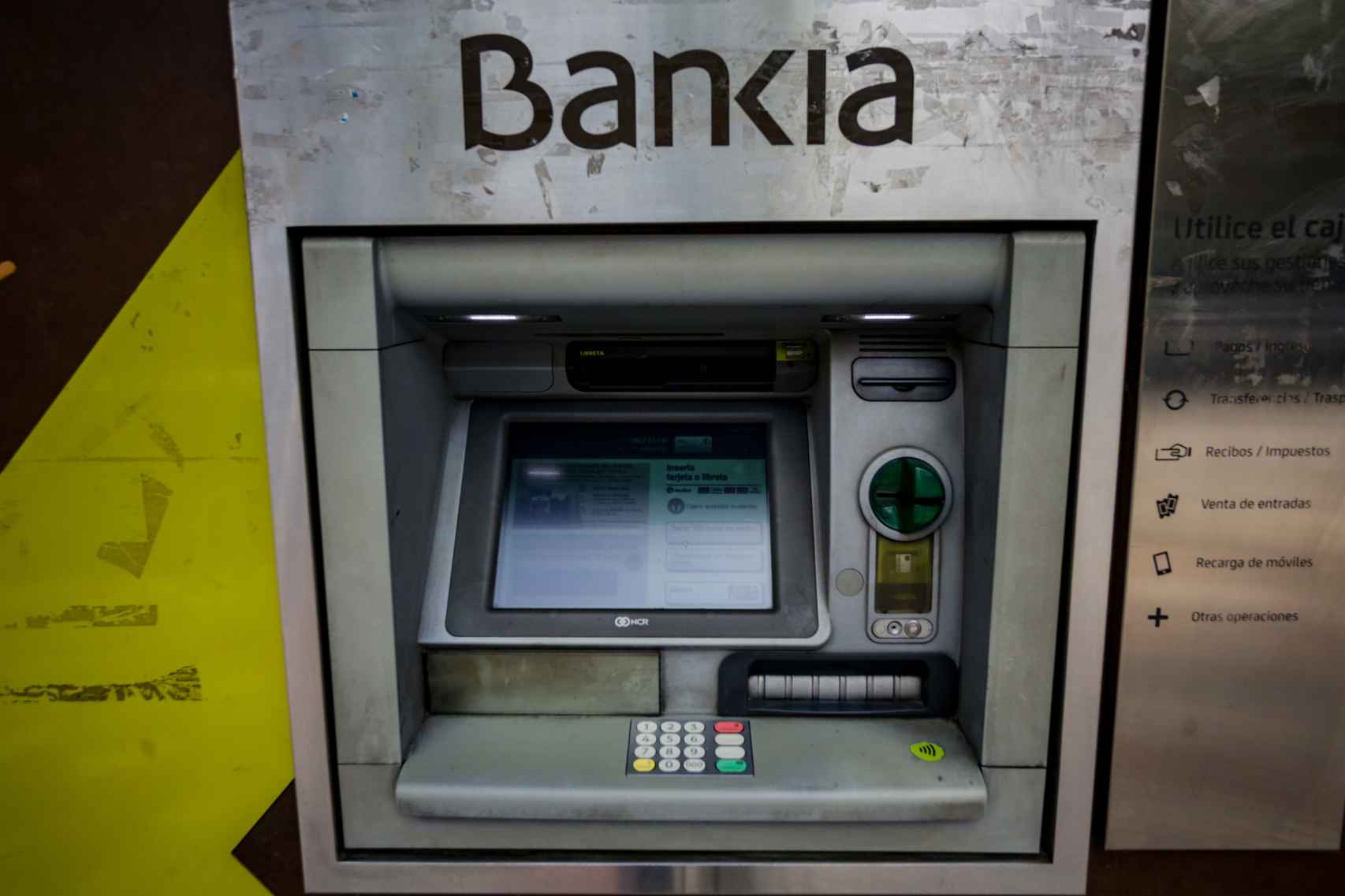 Un antiguo cajero de Bankia.