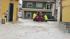 Imagen de archivo de una inundación en Alicante.