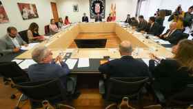 Imagen de la reunión de la Junta de Portavoces de este jueves en las Cortes.