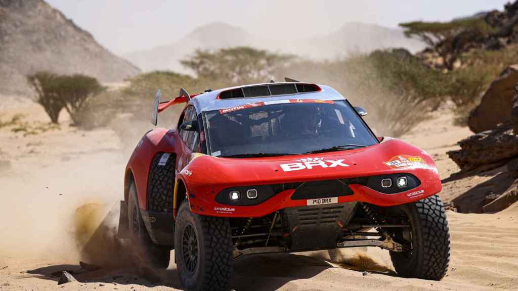 Nani Roma durante el Rally Dakar 2022
