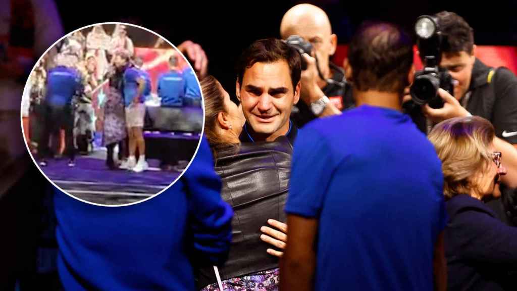 El emotivo abrazo entre Mirka Federer y Rafa Nadal
