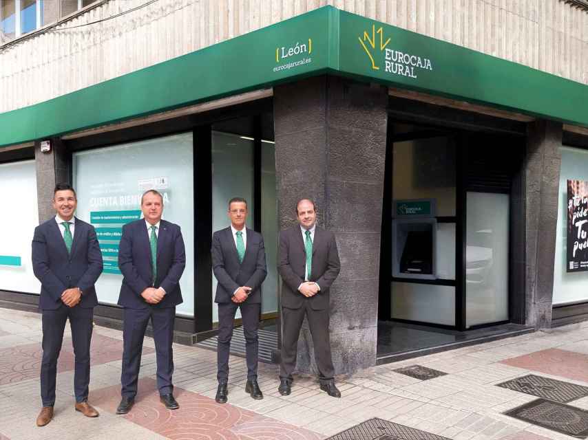 La nueva oficina de Eurocaja Rural en León capital.