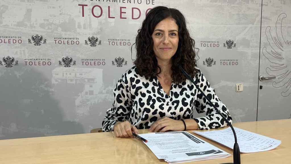 Noelia de la Cruz, portavoz del equipo de Gobierno de Toledo. Foto: Ayuntamiento de Toledo.