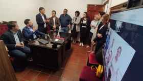 Visita a Tarazona para conocer el proyecto piloto del Ministerio para la implantación del nuevo modelo organizativo del Servicio Público de Justicia