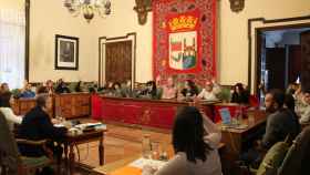 El Ayuntamiento de Zamora, durante el pleno de este viernes.