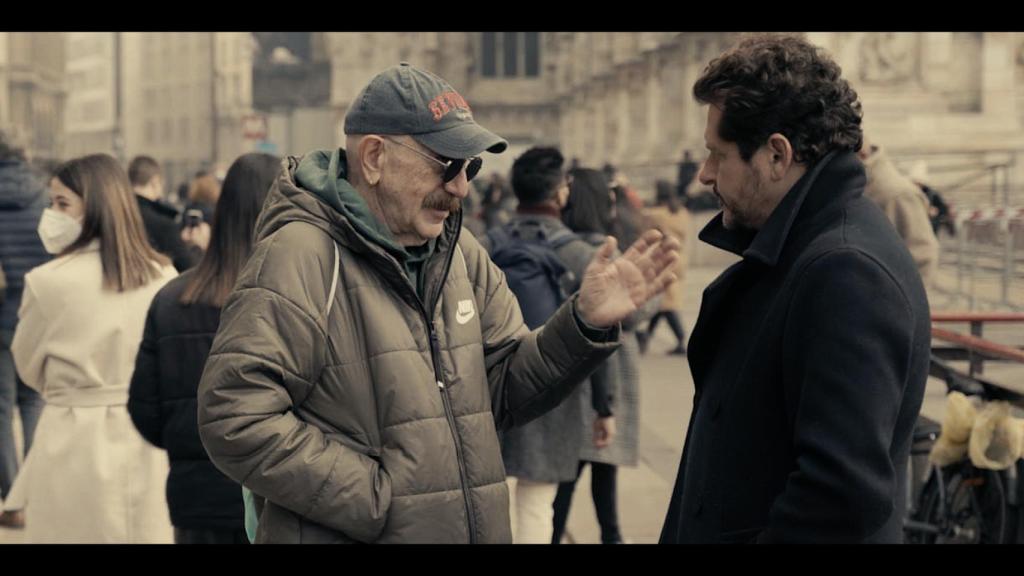 Oswald Aulestia y Kike Maíllo en el filme