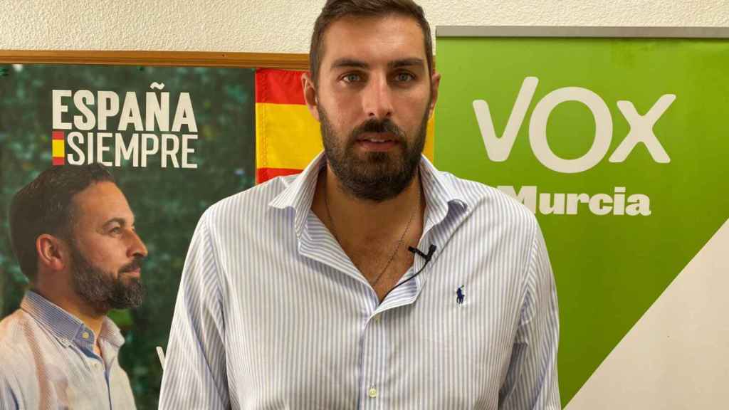 Antelo, líder de Vox en el Ayuntamiento de Murcia.
