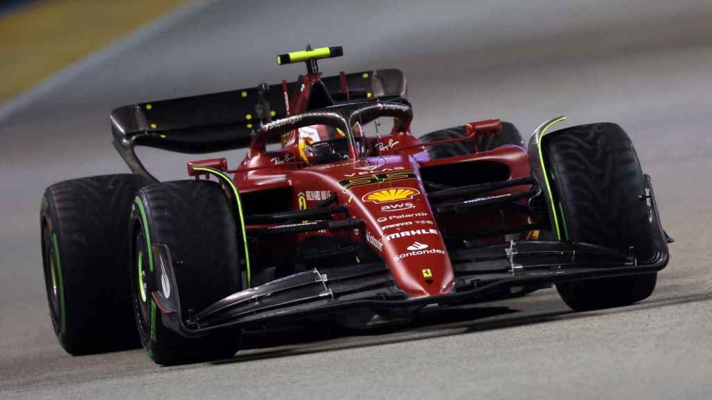 Carlos Sainz en el Gran Premio de Singapur