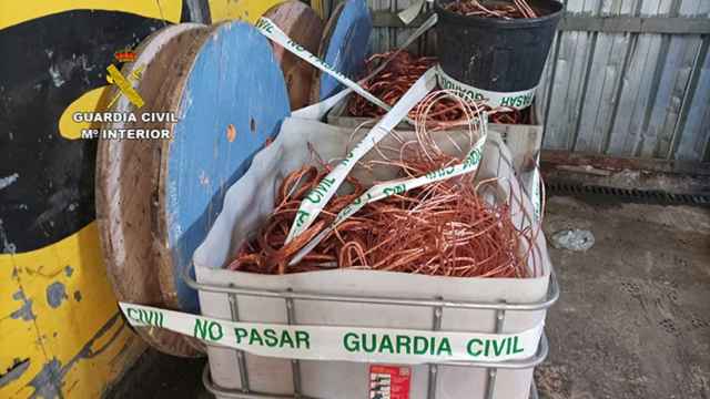 Cae en Cuenca una banda criminal acusada de robar más de 15 toneladas de cable de cobre