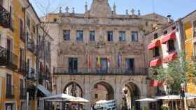 La fachada del Ayuntamiento de Cuenca.