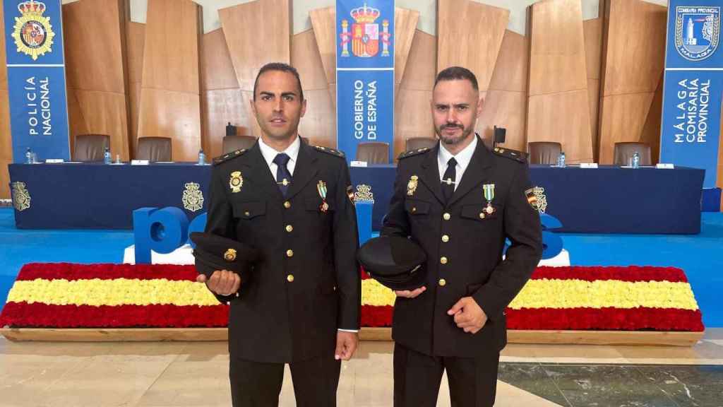 Manuel y José Francisco, los dos policías nacionales que casi pierden la vida persiguiendo a unos narcos.