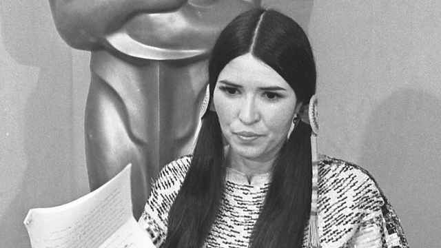 Sacheen Littlefeather en la gala de los Óscar de 1973