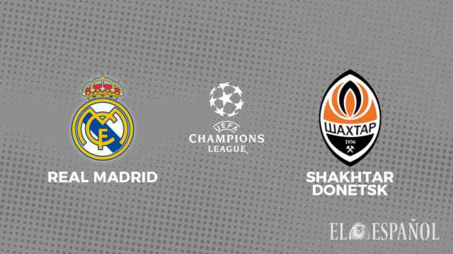 Cartel del Real Madrid - Shakhtar Donetsk de la Champions League 2022/2023