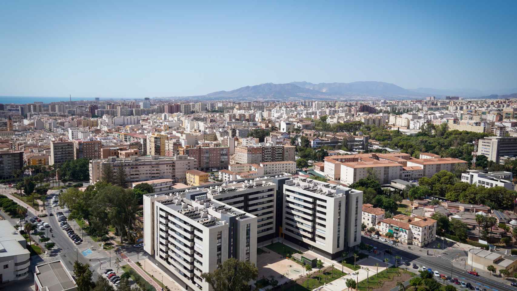 Vistas de Málaga capital.