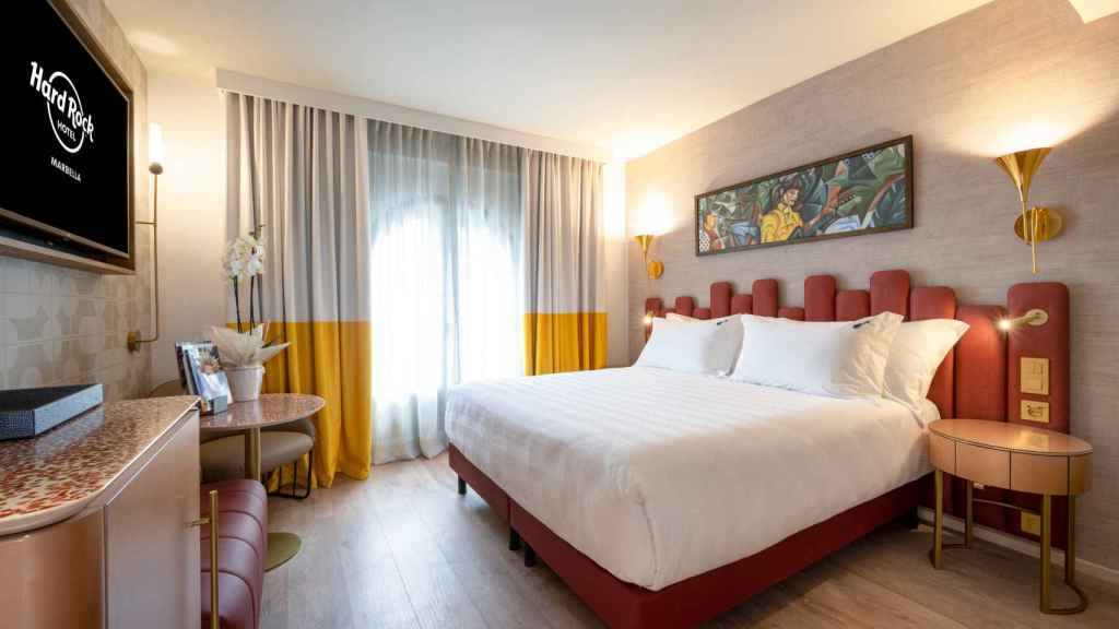 Una habitación del hotel Hard Rock Marbella.
