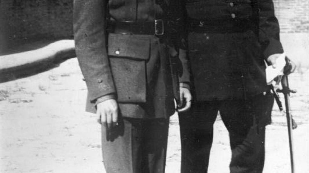 El rey Alfonso XIII y el dictador Primo de Rivera.