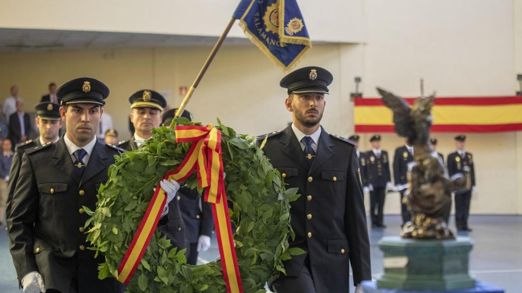La Policía Nacional de Salamanca celebra la festividad de los Ángeles Custodios