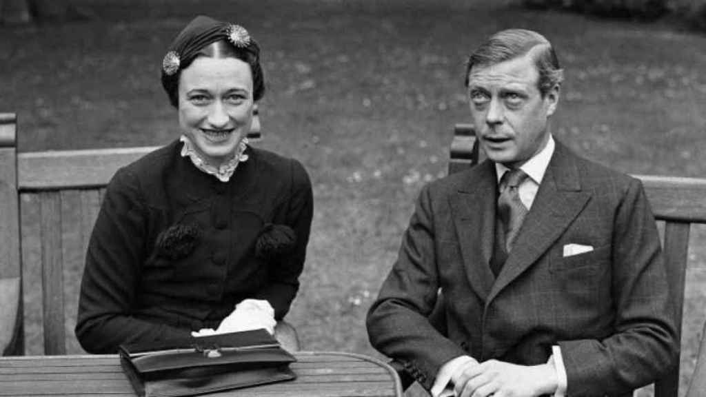 Wallis Simpson And King Edward Viii In A File Image.