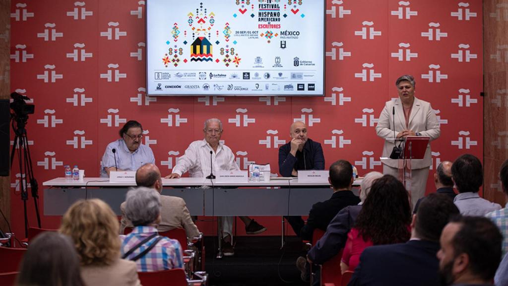 Una mesa del Festival de Escritores Hispanoamericanos. Foto: Instituto Cervantes