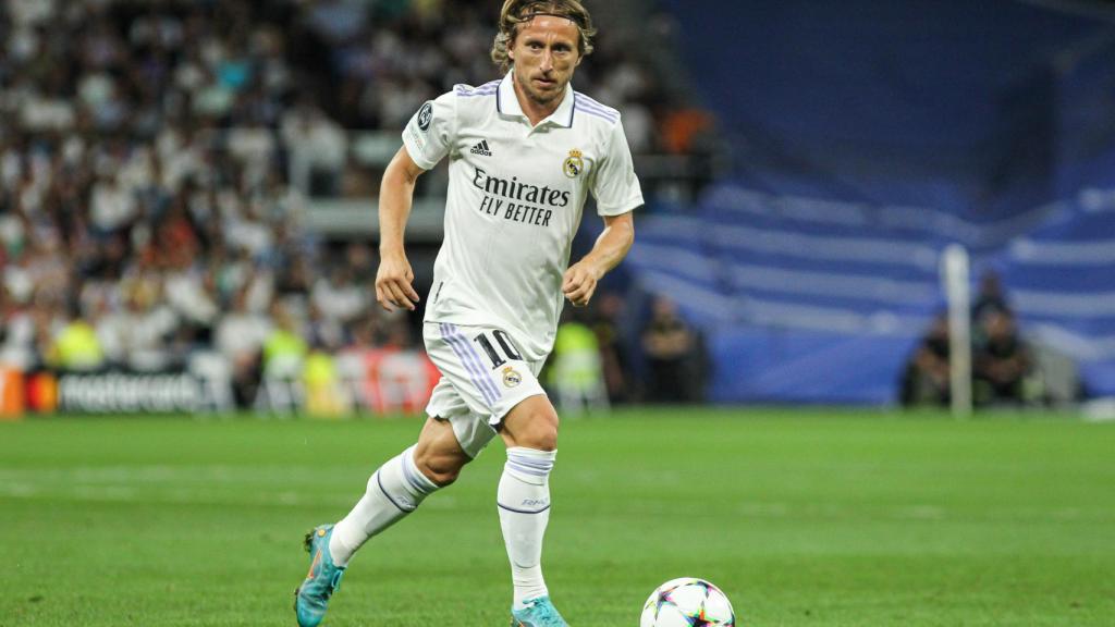 Luka Modric, en un partido del Real Madrid de la Champions League 2022/2023