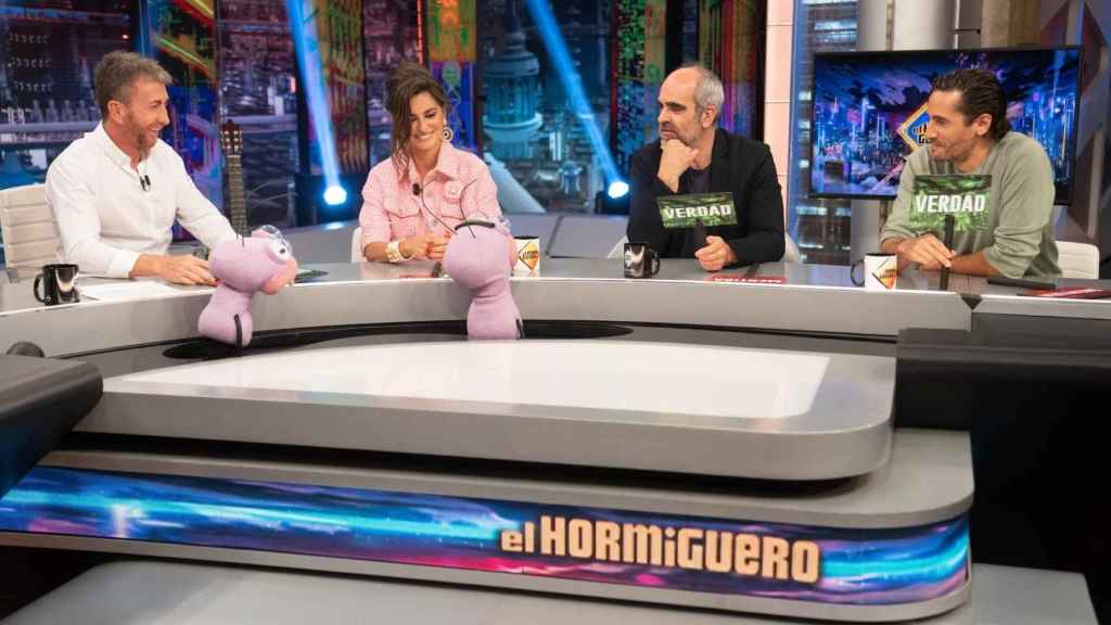 ‘El Hormiguero’ recibió a Penélope Cruz, Luis Tosar y Juan Diego Boto