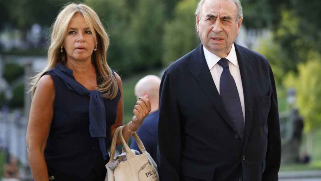 Pedro Trapote y su esposa,  el pasado 22 de septiembre en su última aparición pública.