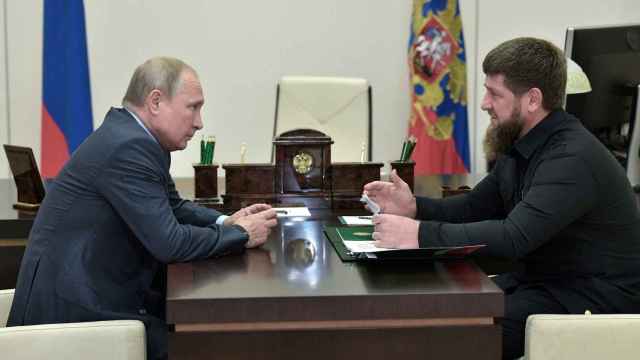 Vladimir Putin y Ramzan Kadyrov durante una reunión en Moscú el pasado 31 de agosto.