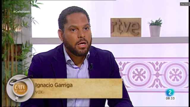 Ignacio Garriga en su paso por el programa de Nierga.