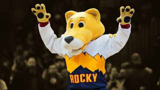 Rocky, la mascota de los Denver Nuggets