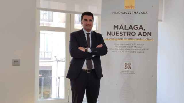 José Félix Pérez-Peña, director de Savills Andalucía, en la presentación del informe 'Visión 2022'.