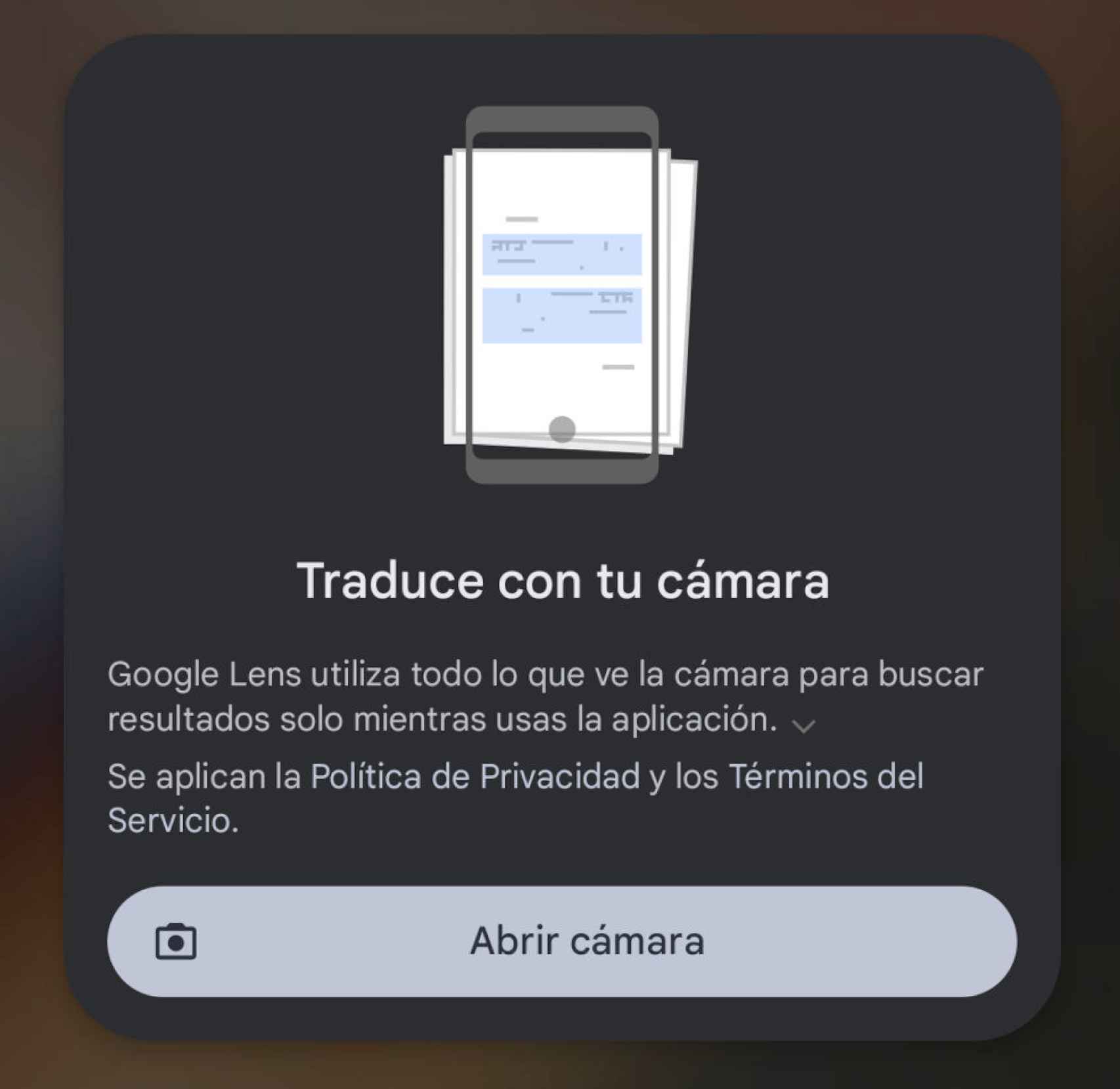 Google Lens ya aparece dentro del Traductor de Google