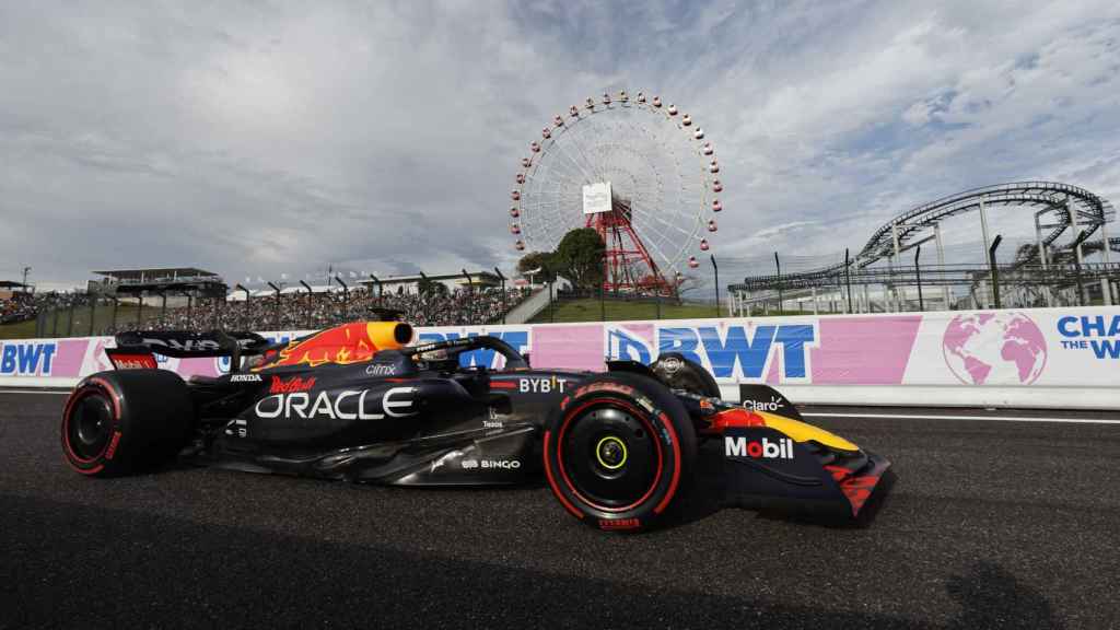 Max Verstappen, durante la clasificación en Suzuka (Japón)
