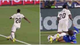Penalti sobre Vinicius en el Getafe - Real Madrid
