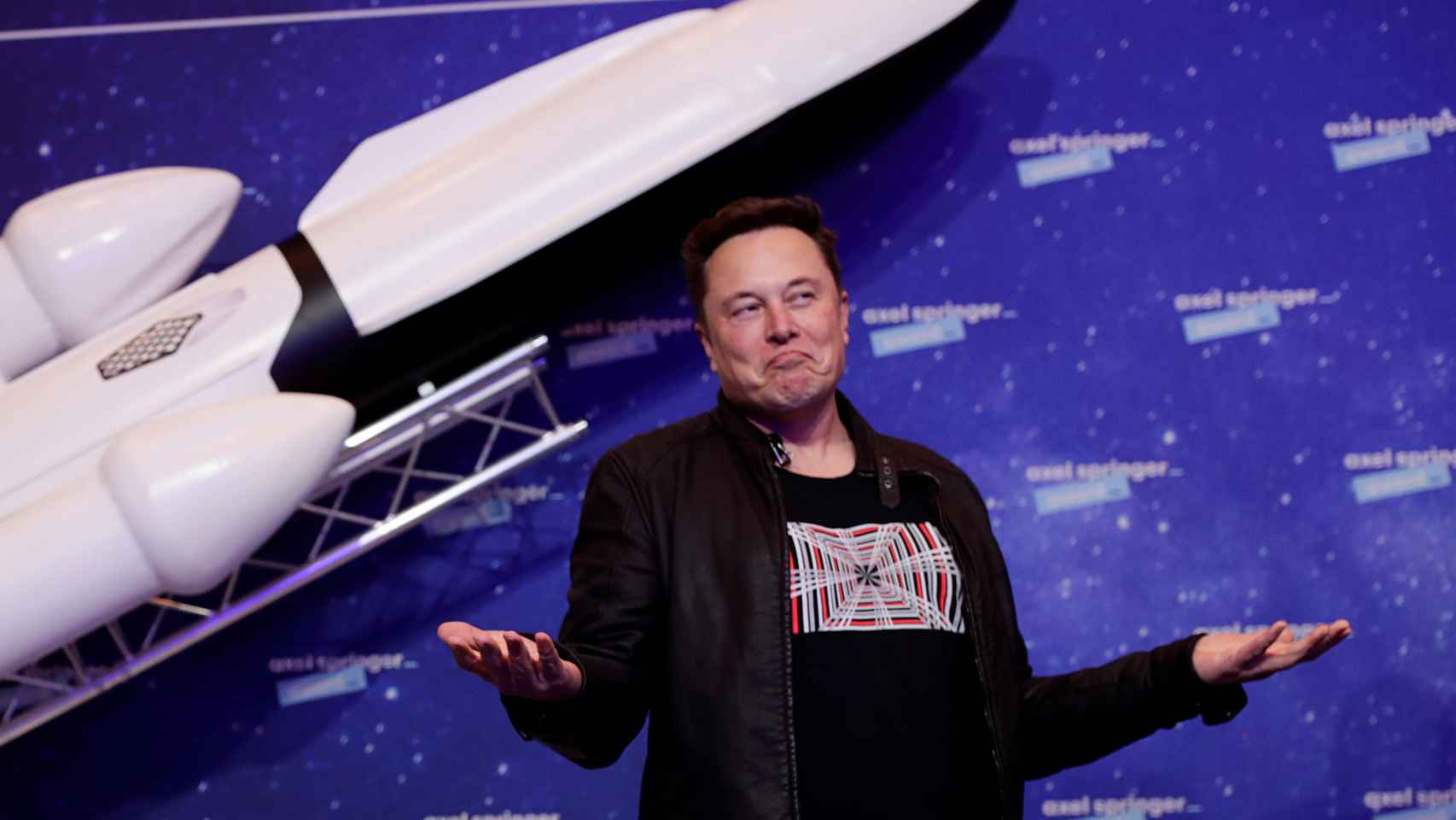 Elon Musk at an event in Berlin.