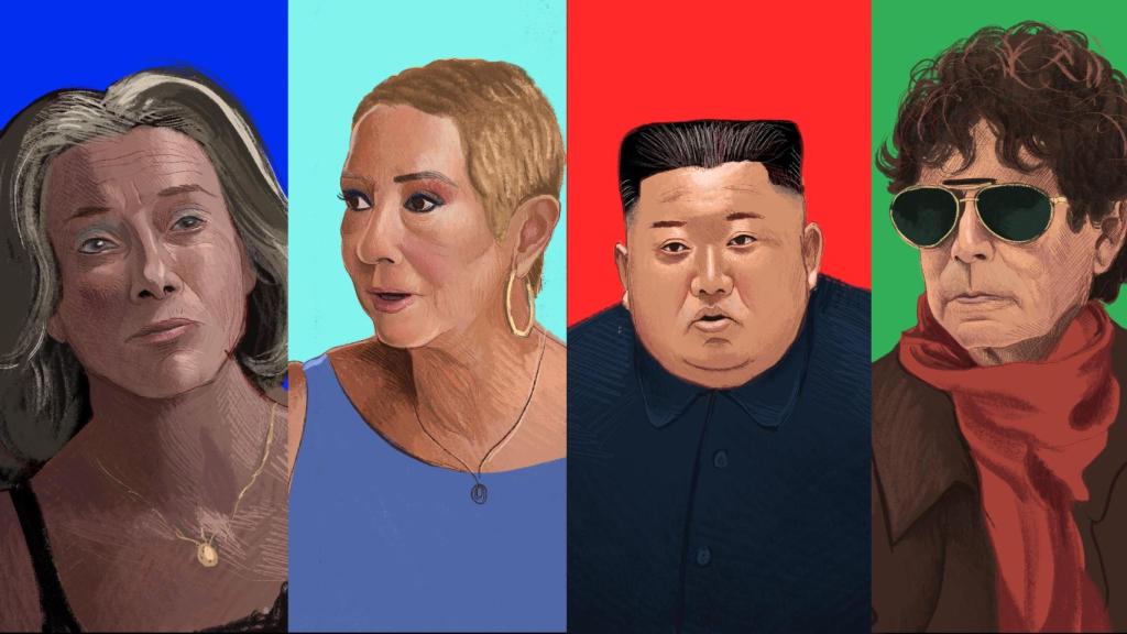 Emma Thompson, Ana Rosa Quintana, Kim Jong-un y Jesús Quintero.