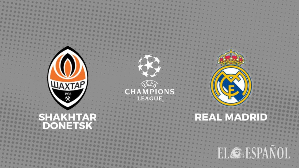 Dónde ver el Shakhtar Donetsk - Real Madrid? Fecha, hora y TV próximo partido de la Champions