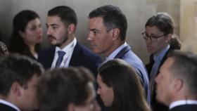 El presidente del Gobierno, Pedro Sánchez, en un acto en Praga esta semana.