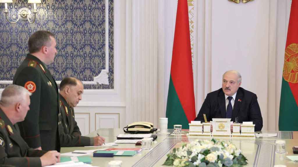 Belarusian President Alexander Lukashenko chaired the meeting in Minsk.