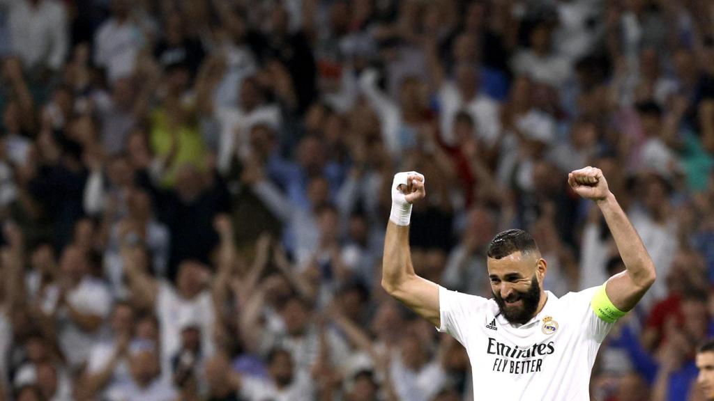 Benzema, frente al Shakhtar Donetsk.
