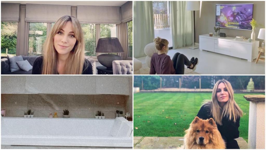 Algunos de los rincones que Edurne ha mostrado de su casa en Mánchester.