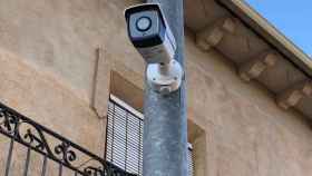 Una de las cámaras de videovigilancia instaladas en Bolaños de Calatrava (Ciudad Real).
