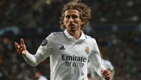 Luka Modric, en un partido del Real Madrid de la temporada 2022/2023