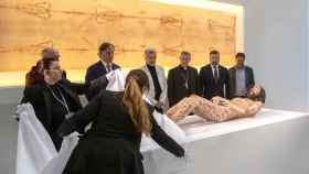 Inauguración de la exposición ‘The Mistery Man’ en torno a la sábana santa en Salamanca