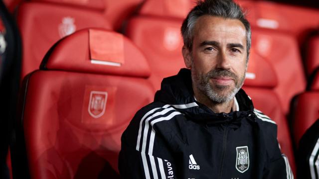 Jorge Vilda, en el banquillo de la selección española de fútbol femenino