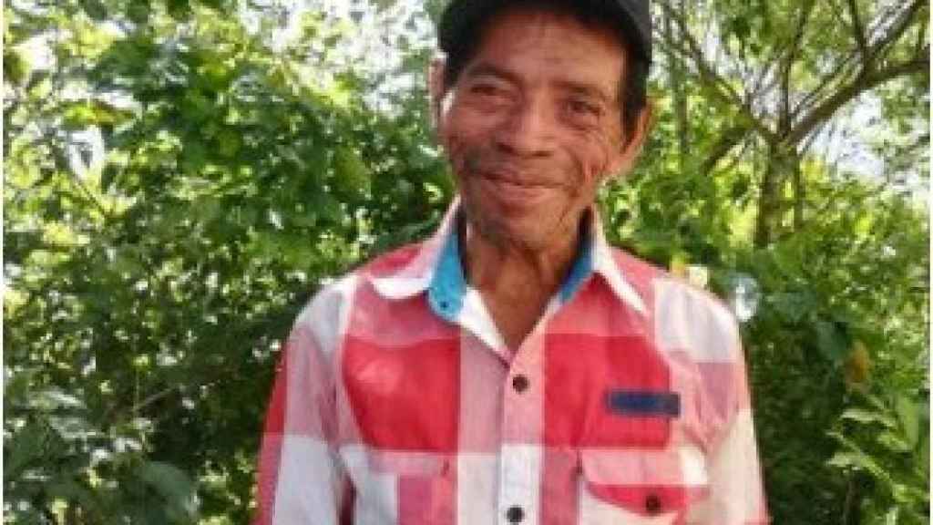 Jesús Alberto Monroy, agricultor de Camotán, departamento de Chiquimula (Guatemala).