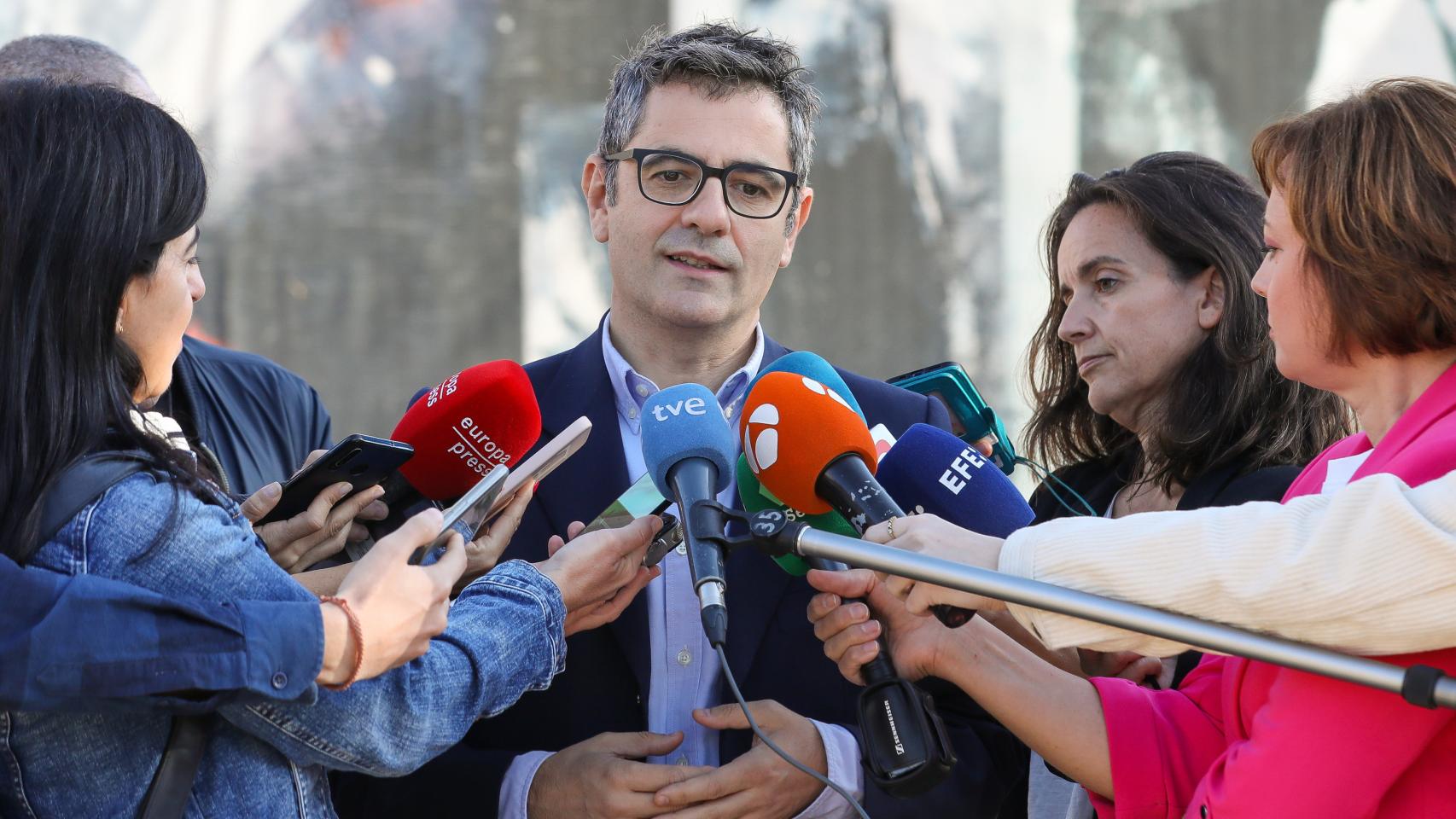 El ministro de la Presidencia, Félix Bolaños, este viernes en Madrid.